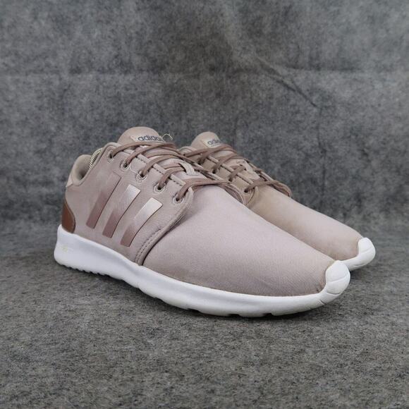 Adidas Shoes Womens 8.5 Athletic Trainers Cloudfoam Qt Racer Running Active Walk - Picture 1 of 14